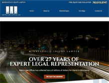 Tablet Screenshot of metrolawoffices.com